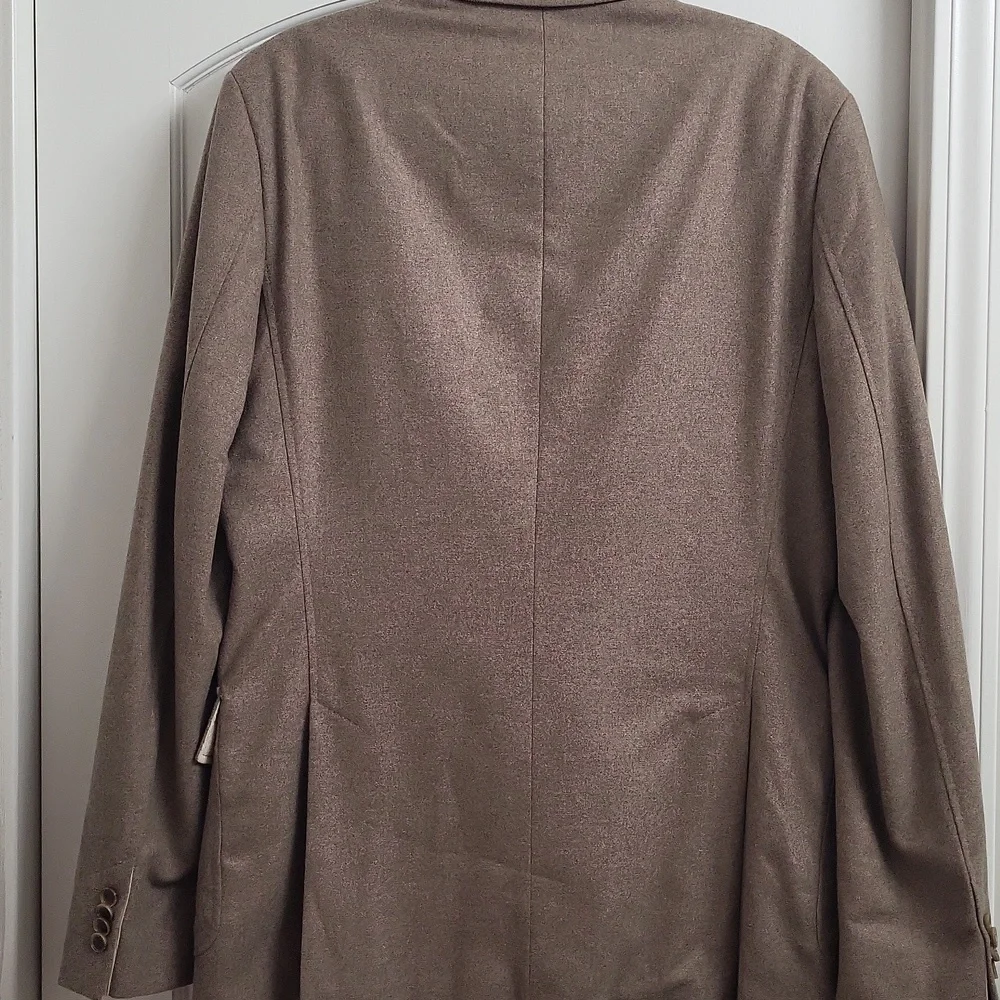 BOSS Hugo Boss Beige Wool Blend Harvis‎ Jacket. Size 42L
